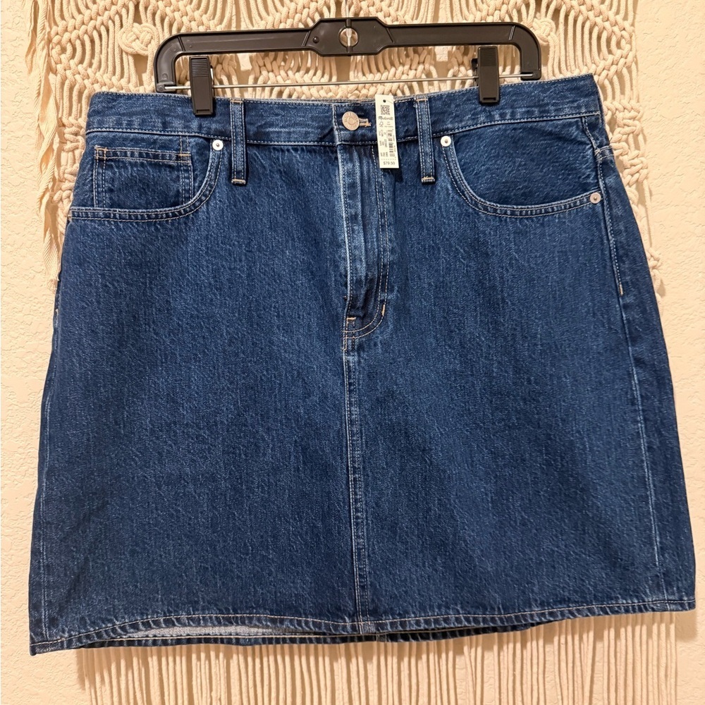 NWT Madewell A-Line Denim Skirt – Rising Denim, Women’s Size 32, Stylish Jean‎